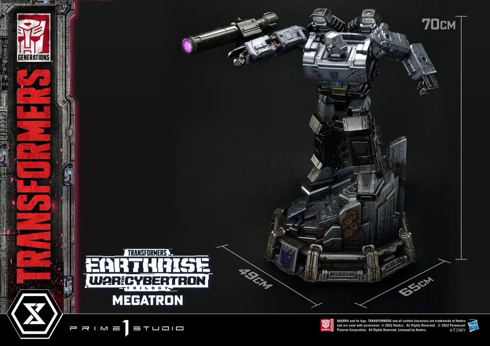 Transformers: War for Cybertron Trilogy Megatron szobor figura 70 cm termékfotó