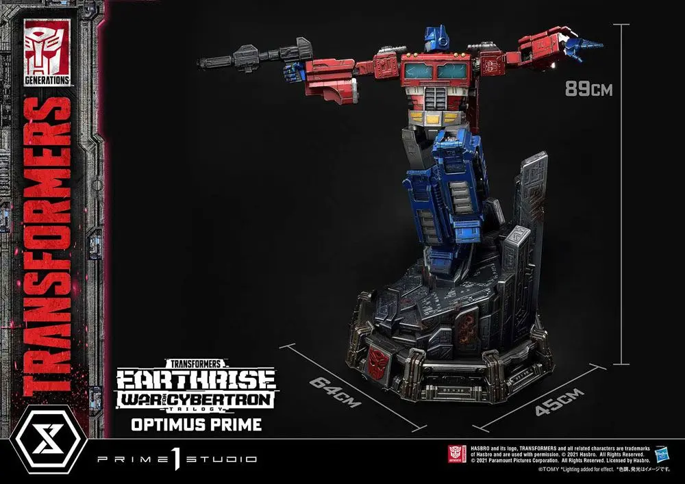 Transformers: War for Cybertron Trilogy Optimus Prime szobor figura 89 cm termékfotó