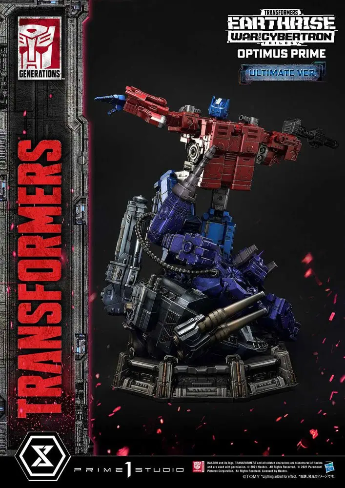 Transformers: War for Cybertron Trilogy Optimus Prime Ultimate Version szobor figura 90 cm termékfotó
