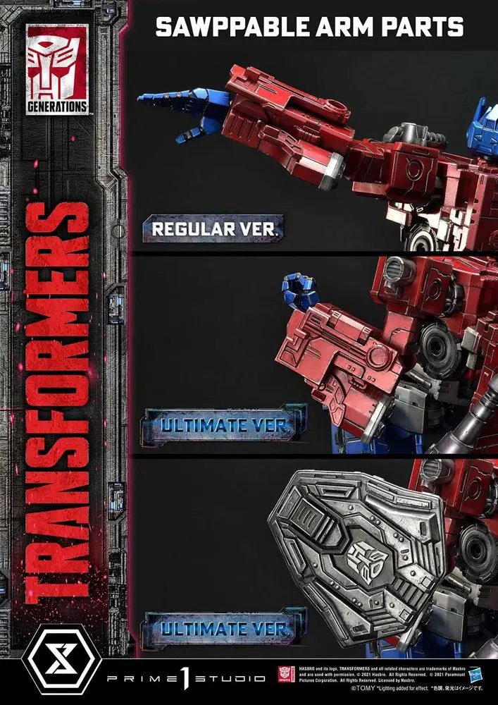 Transformers: War for Cybertron Trilogy Optimus Prime Ultimate Version szobor figura 90 cm termékfotó