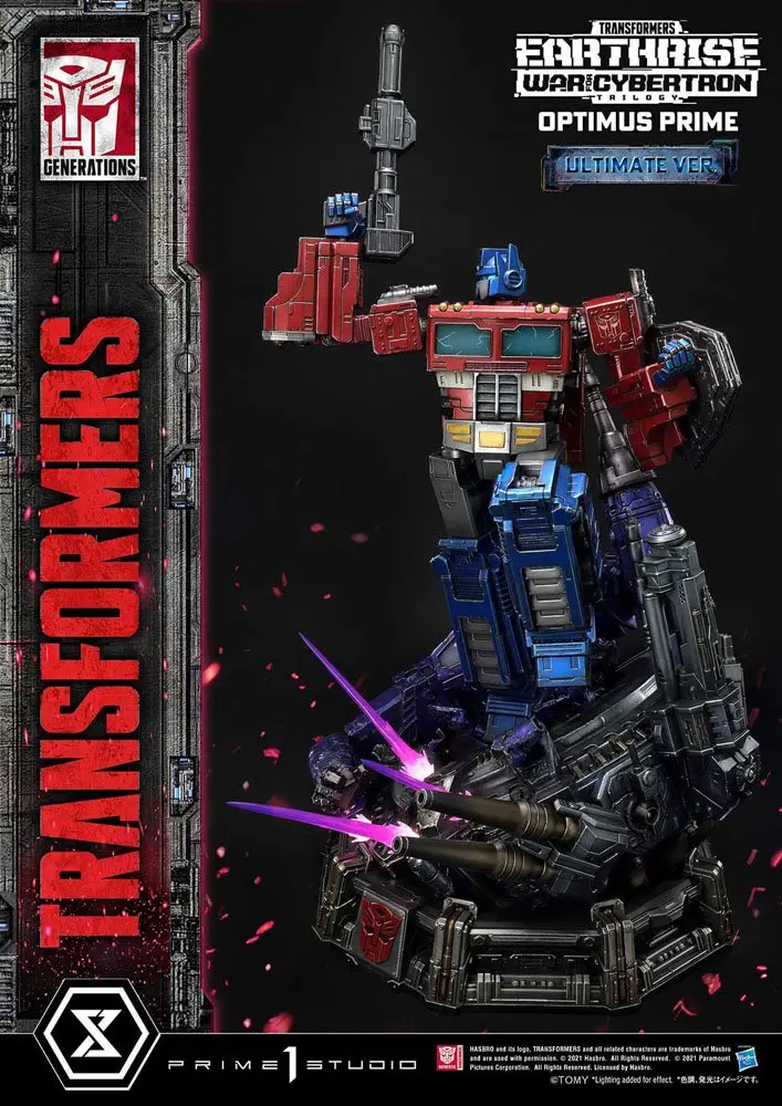 Transformers: War for Cybertron Trilogy Optimus Prime Ultimate Version szobor figura 90 cm termékfotó