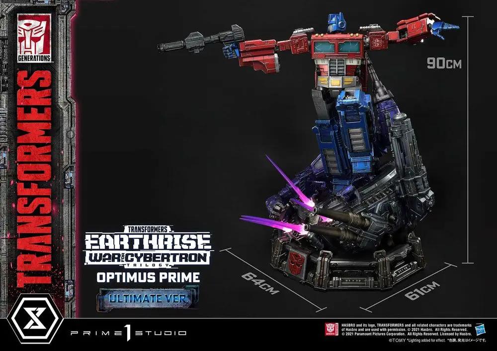 Transformers: War for Cybertron Trilogy Optimus Prime Ultimate Version szobor figura 90 cm termékfotó