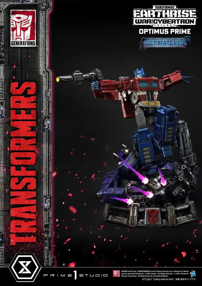 Transformers: War for Cybertron Trilogy Optimus Prime Ultimate Version szobor figura 90 cm termékfotó