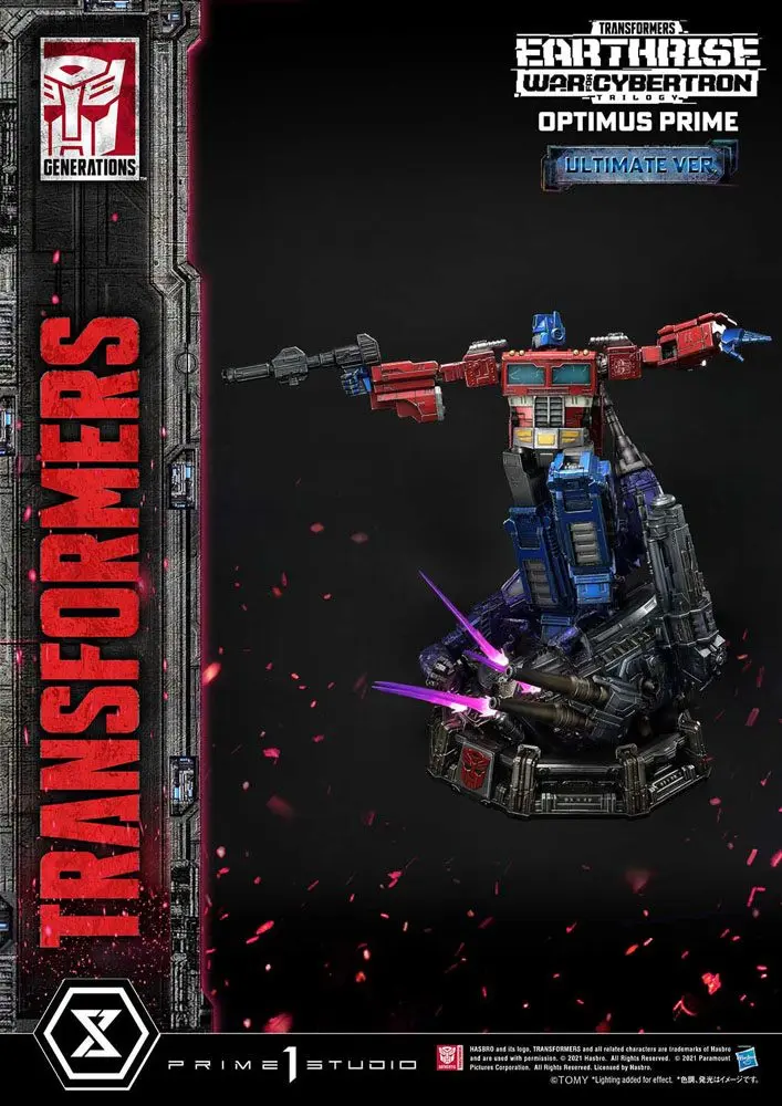 Transformers: War for Cybertron Trilogy Optimus Prime Ultimate Version szobor figura 90 cm termékfotó