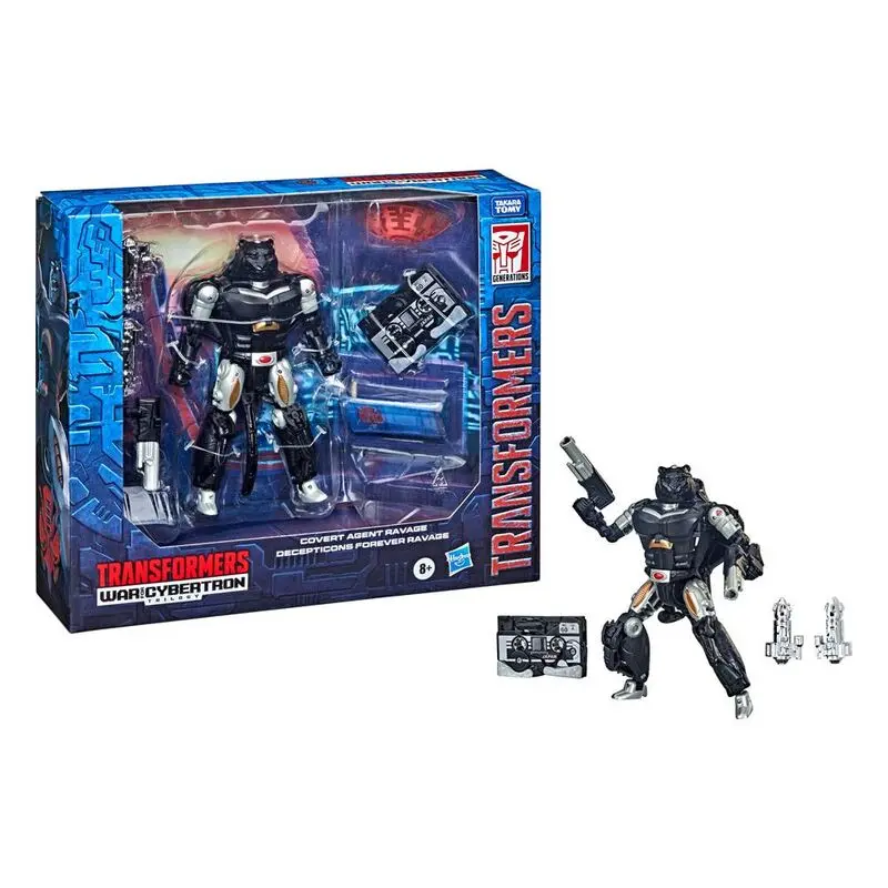 Transformers War From Cybertron Covert Agent Ravege + Decepticon Forever Ravag figura 15cm termékfotó