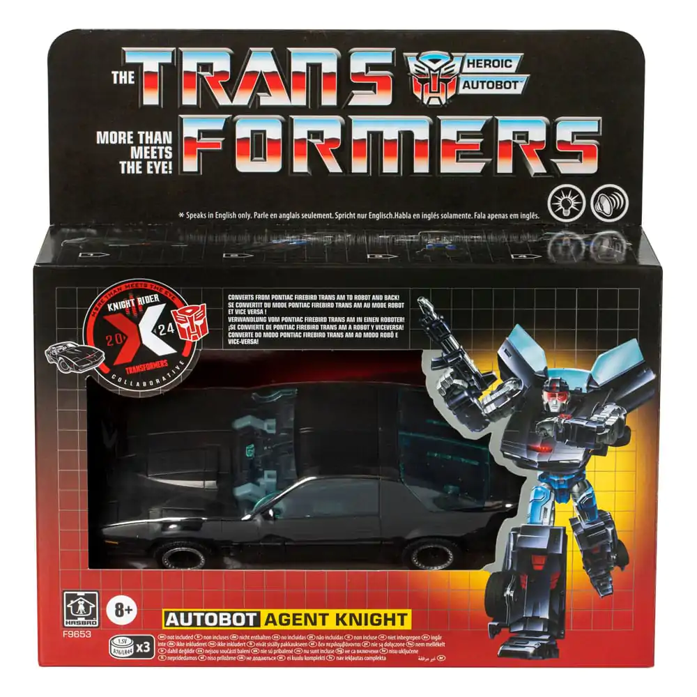 Transformers x Knight Rider Autobot Agent Knight akciófigura 16 cm termékfotó