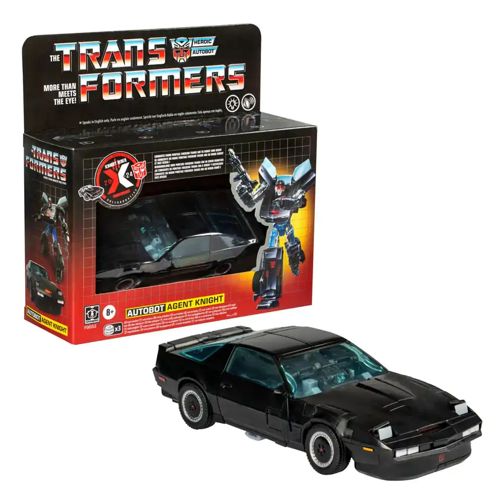 Transformers x Knight Rider Autobot Agent Knight akciófigura 16 cm termékfotó
