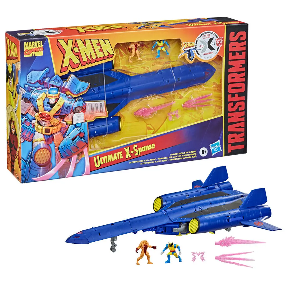 Transformers x Marvel X-Men Animated Action Figure Ultimate X-Spanse 22 cm termékfotó