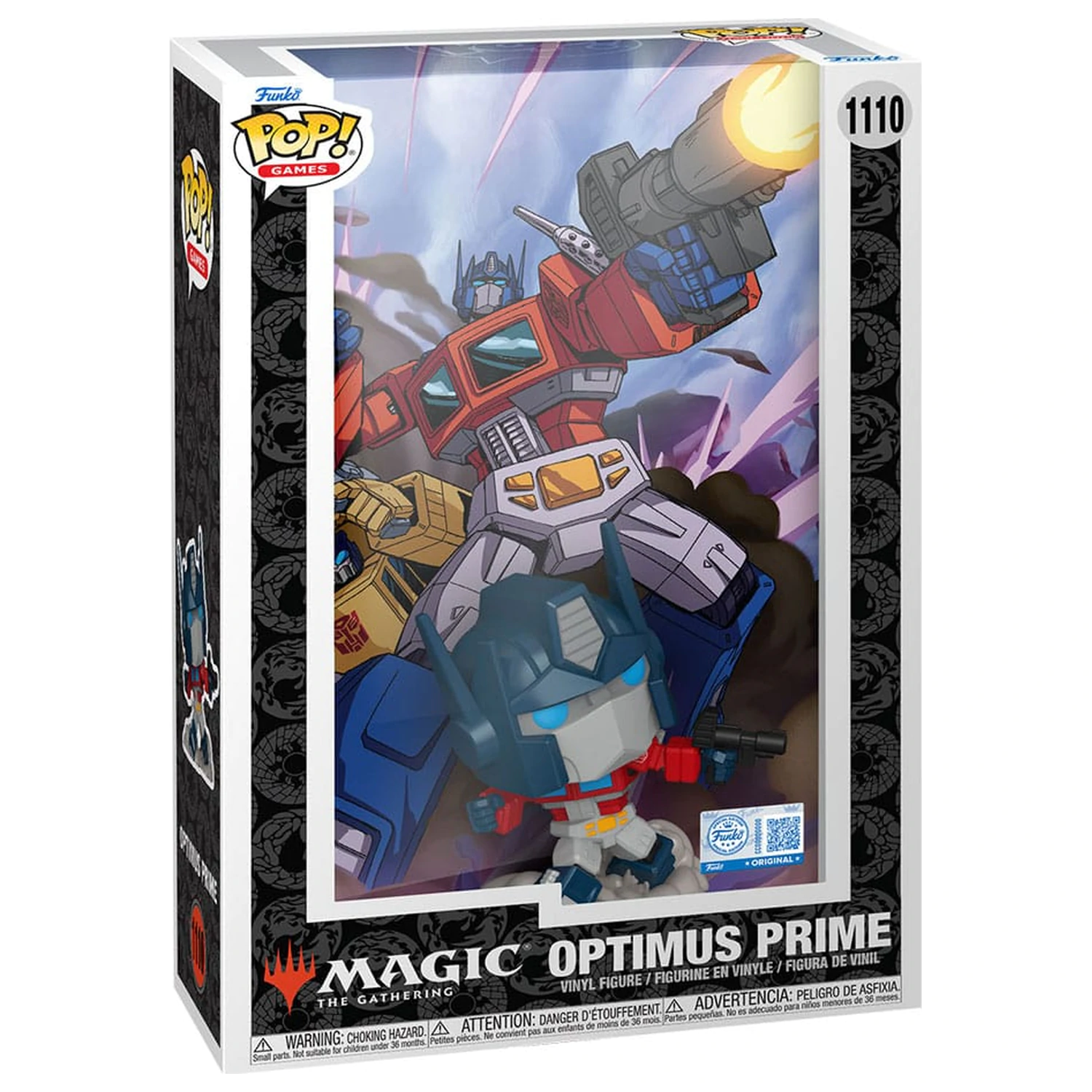 Transformers X MTG Funko POP! Comic Covers Vinyl figura Optimus Prime (Magic: The Gathering) termékfotó