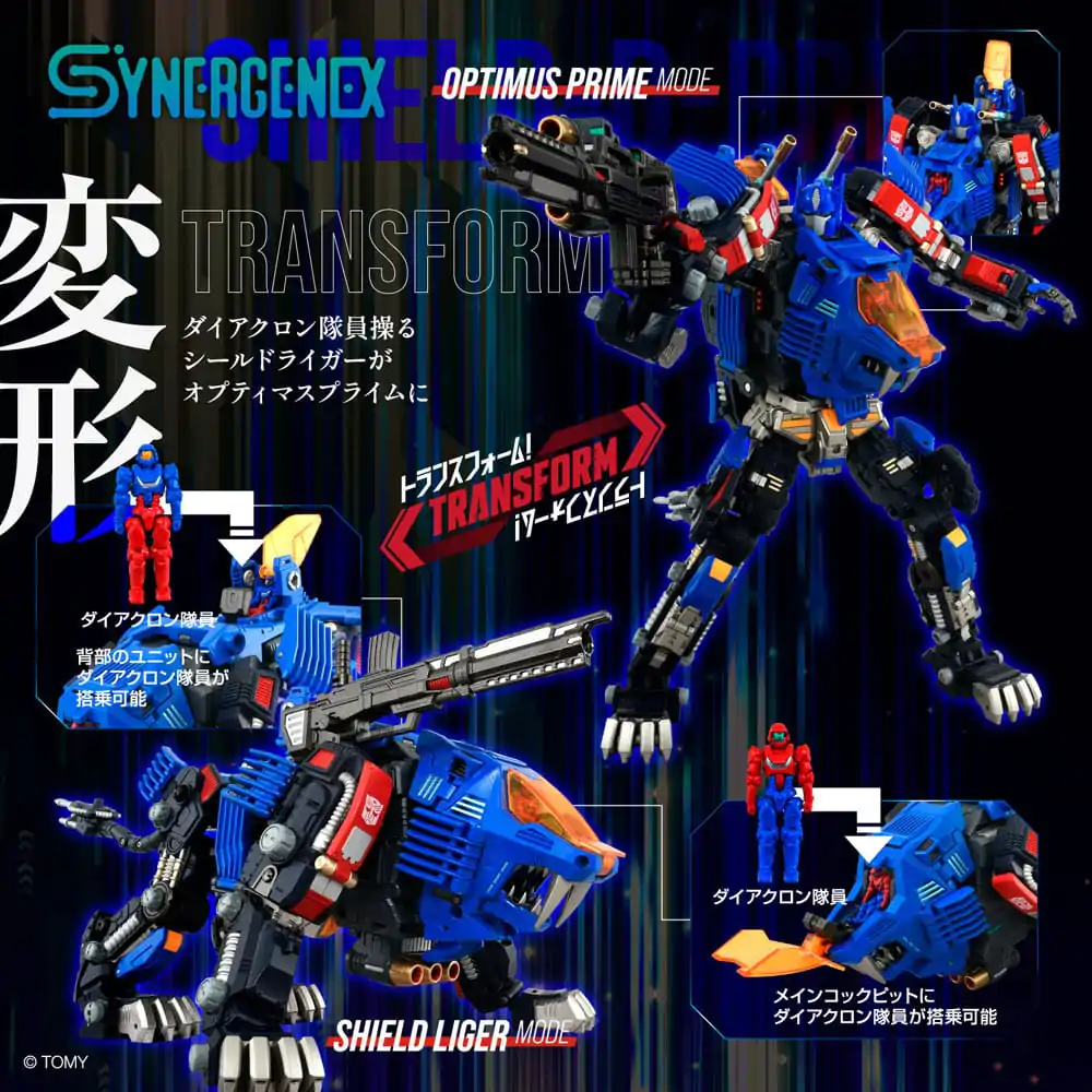 Transformers Zoids Műanyag modell készlet 1/60 Shield-D-Prime 26 cm termékfotó