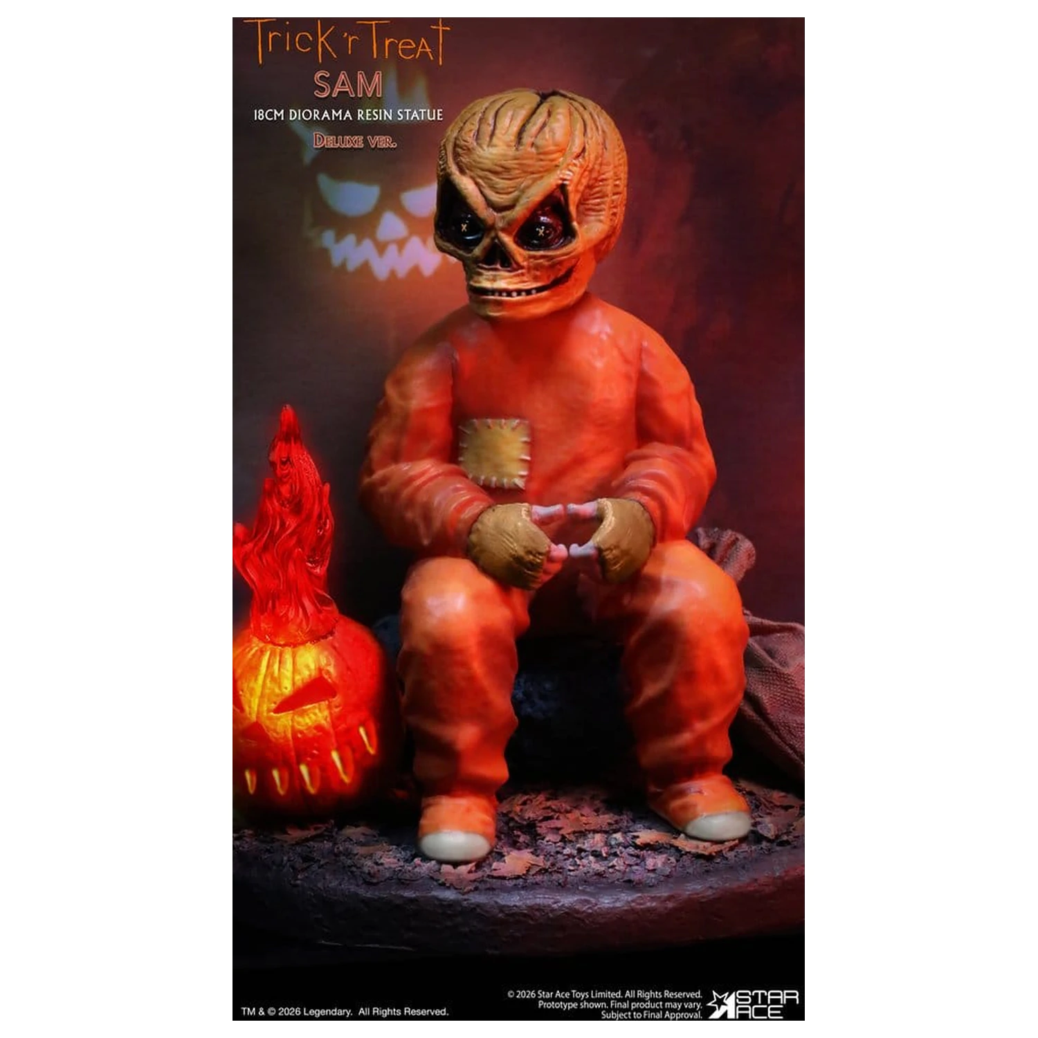 Trick R Treat Diorama gyanta szobor figura Sam DX 18 cm termékfotó