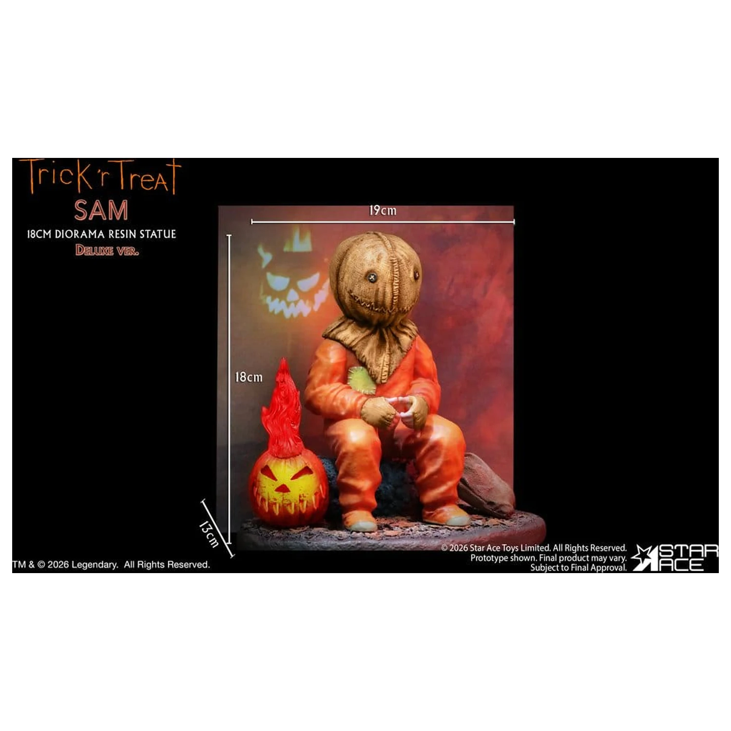 Trick R Treat Diorama gyanta szobor figura Sam DX 18 cm termékfotó