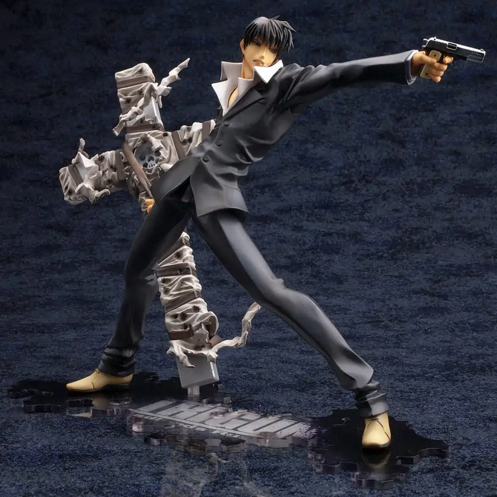 Trigun Badlands Rumble ARTFX J Statue 1/8 Nicholas D. Wolfwood Renewal Package Version 20 cm termékfotó