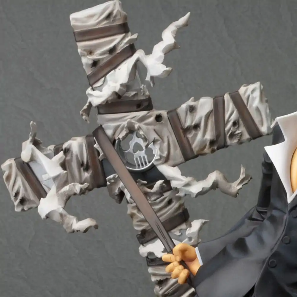 Trigun Badlands Rumble ARTFX J Statue 1/8 Nicholas D. Wolfwood Renewal Package Version 20 cm termékfotó