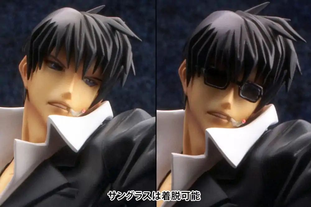 Trigun Badlands Rumble ARTFX J Statue 1/8 Nicholas D. Wolfwood Renewal Package Version 20 cm termékfotó