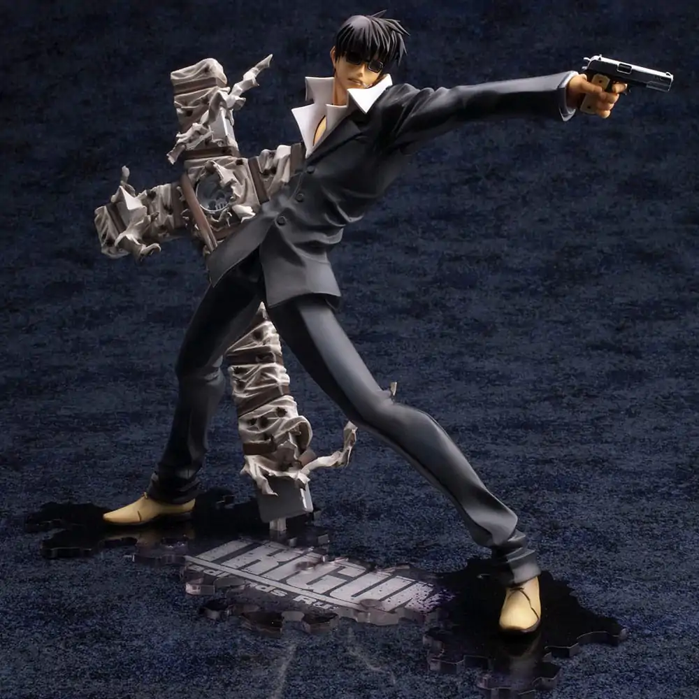 Trigun Badlands Rumble ARTFX J Statue 1/8 Nicholas D. Wolfwood Renewal Package Version 20 cm termékfotó