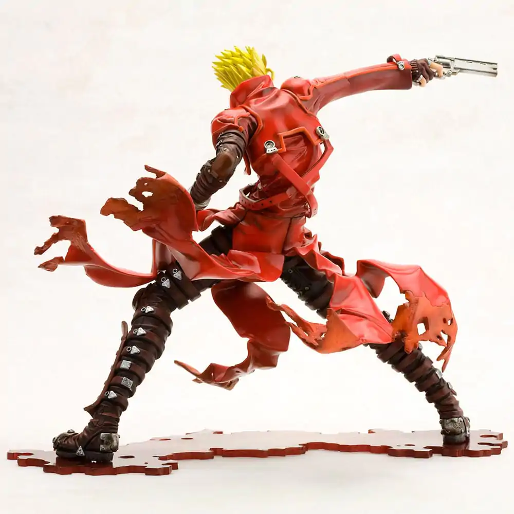 Trigun Badlands Rumble ARTFX J szobor figura 1/8 Vash The Stampede Renewal Package Version 19 cm termékfotó