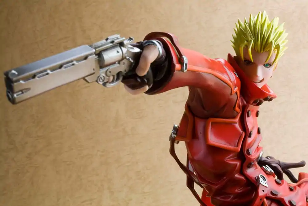 Trigun Badlands Rumble ARTFX J szobor figura 1/8 Vash The Stampede Renewal Package Version 19 cm termékfotó