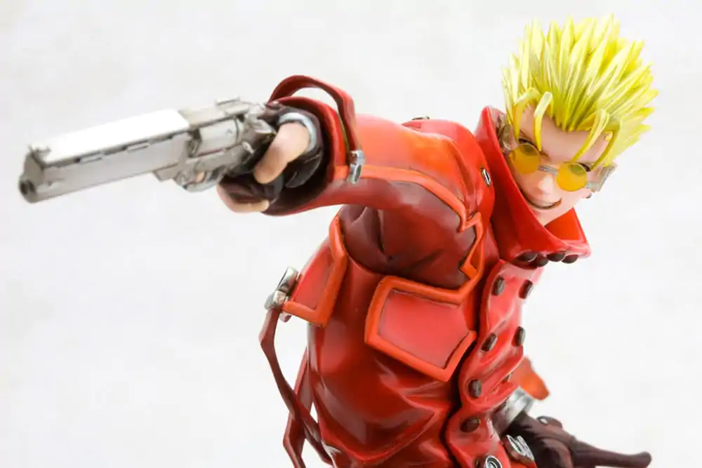 Trigun Badlands Rumble ARTFX J szobor figura 1/8 Vash The Stampede Renewal Package Version 19 cm termékfotó