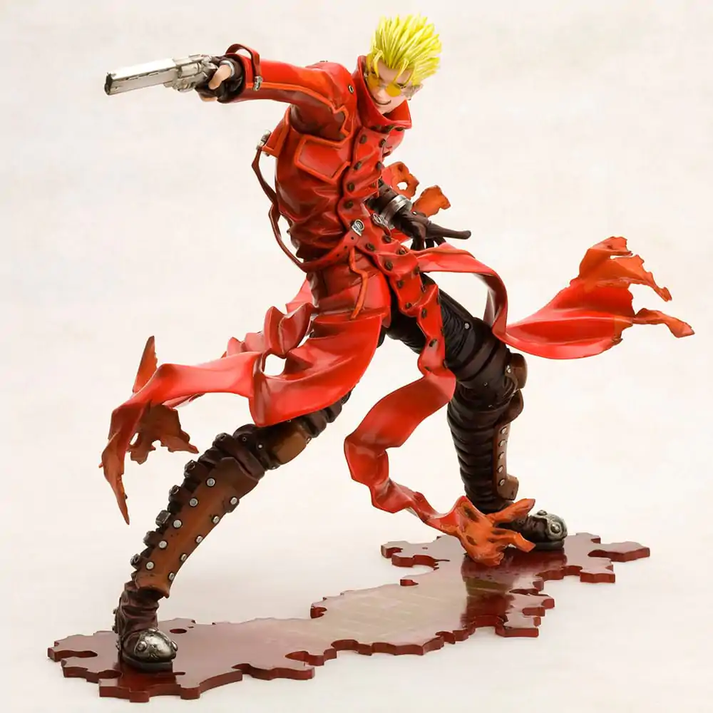 Trigun Badlands Rumble ARTFX J szobor figura 1/8 Vash The Stampede Renewal Package Version 19 cm termékfotó