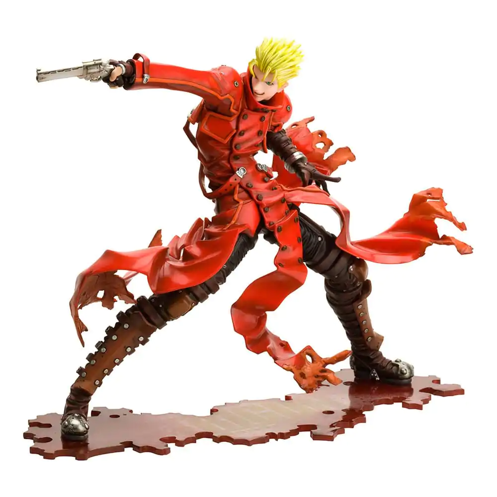 Trigun Badlands Rumble ARTFX J szobor figura 1/8 Vash The Stampede Renewal Package Version 19 cm termékfotó