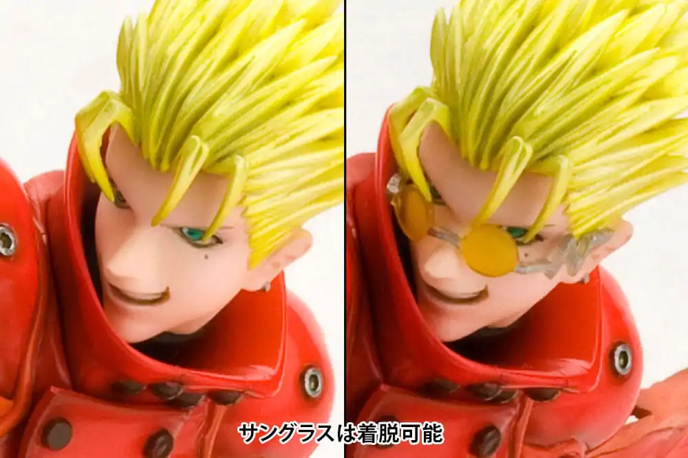 Trigun Badlands Rumble ARTFX J szobor figura 1/8 Vash The Stampede Renewal Package Version 19 cm termékfotó