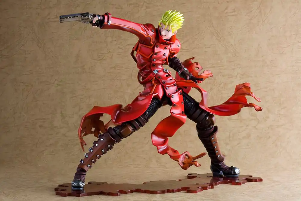Trigun Badlands Rumble ARTFX J szobor figura 1/8 Vash The Stampede Renewal Package Version 19 cm termékfotó