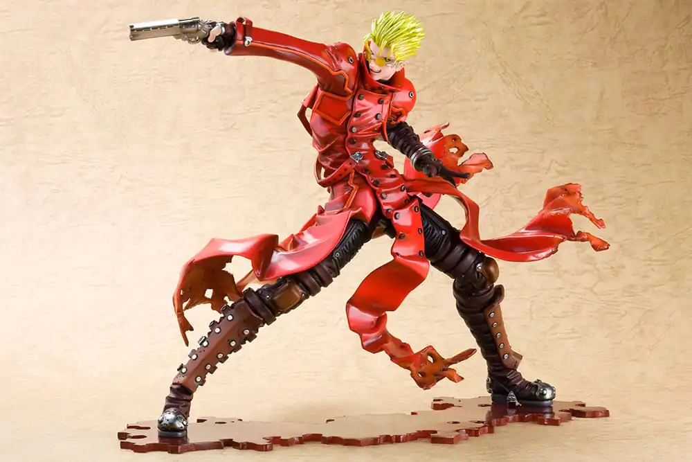 Trigun Badlands Rumble ARTFX J szobor figura 1/8 Vash The Stampede Renewal Package Version 19 cm termékfotó
