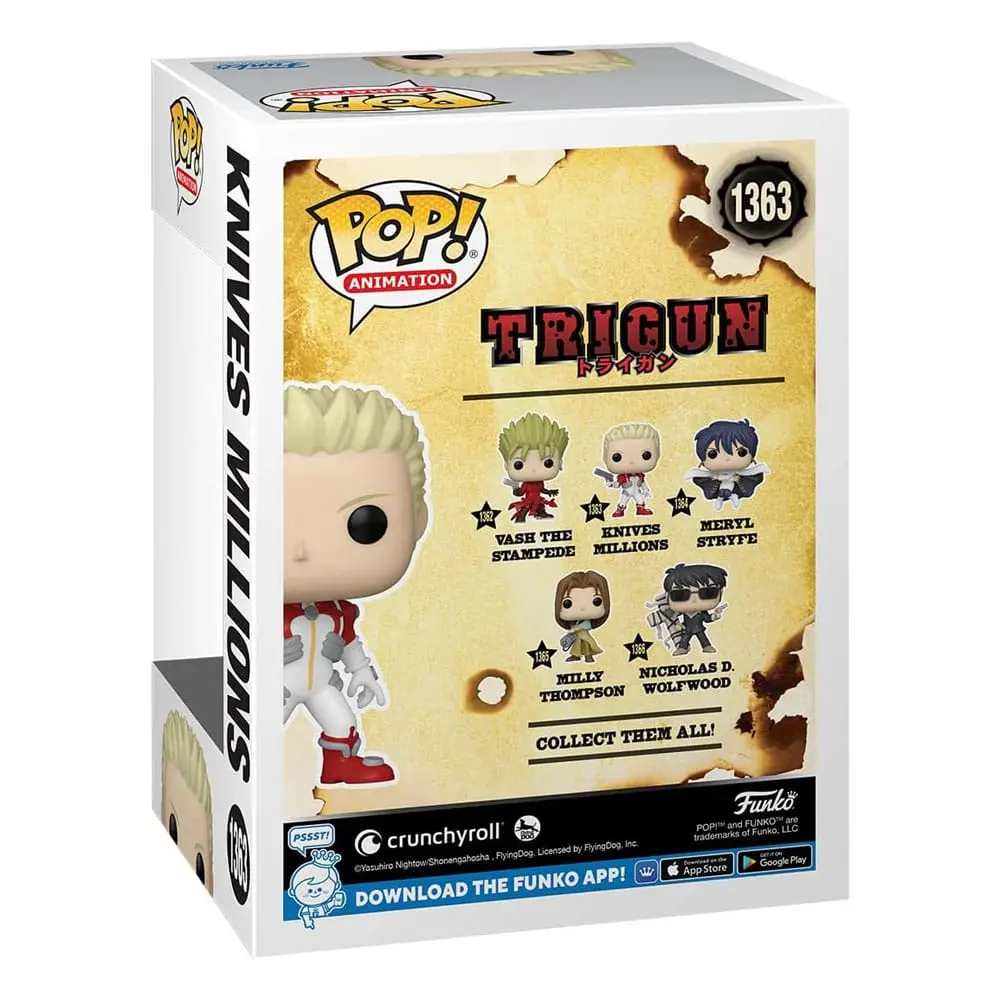 Trigun POP! Television Vinyl Figure Knives 9 cm termékfotó