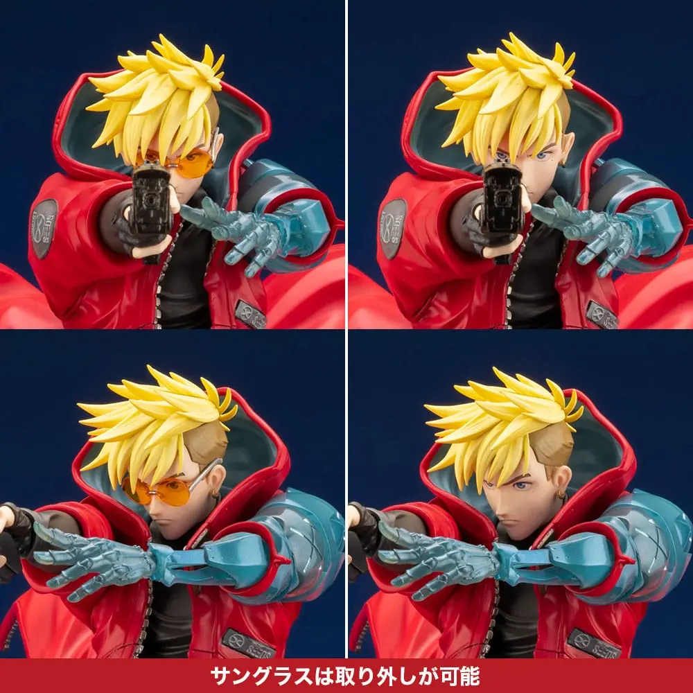 Trigun Stampede ARTFX J Statue 1/8 Vash The Stampede 22 cm termékfotó