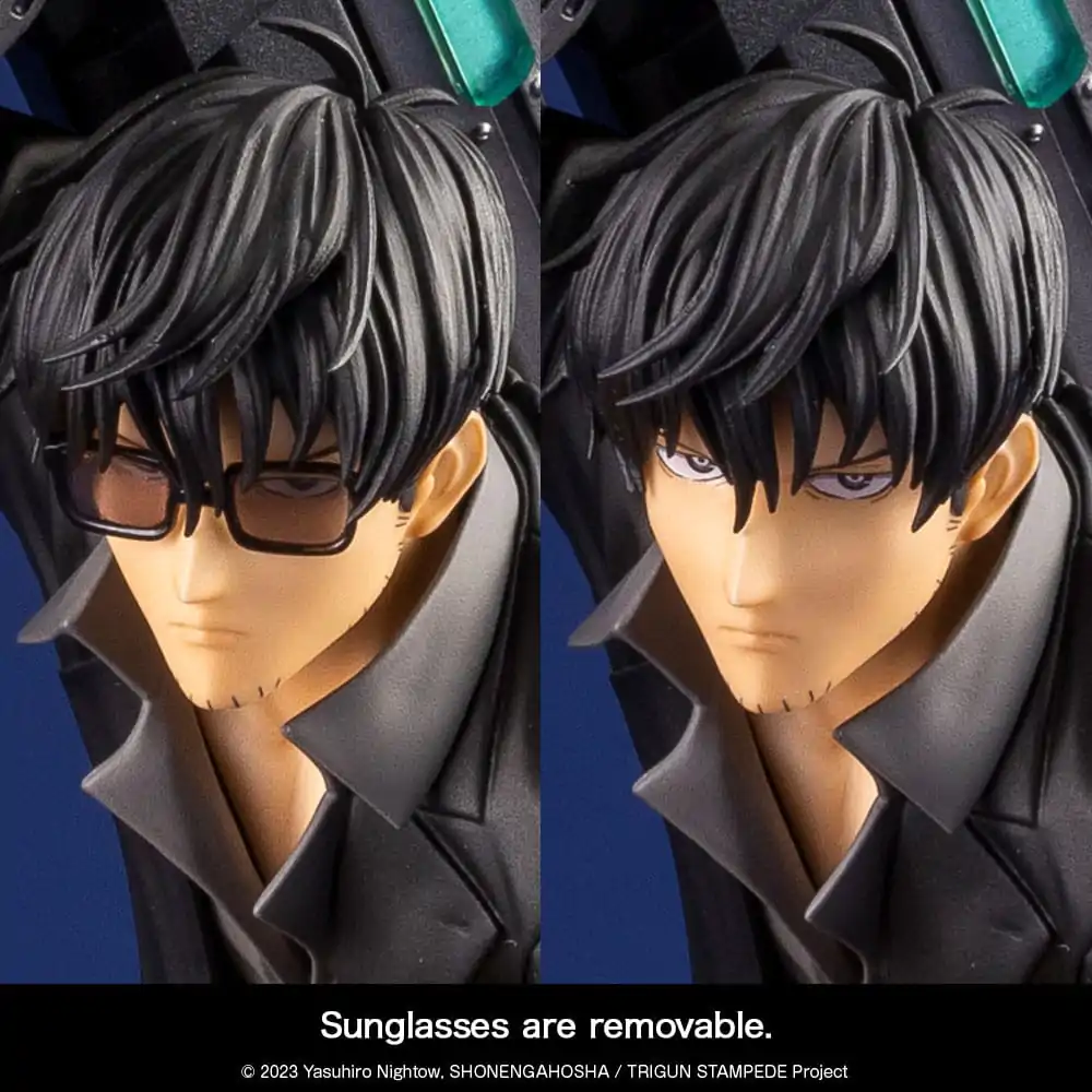 Trigun Stampede ARTFXJ 1/8 Nicholas D. Wolfwood Trigun Stampede Ver. szobor figura 28 cm termékfotó