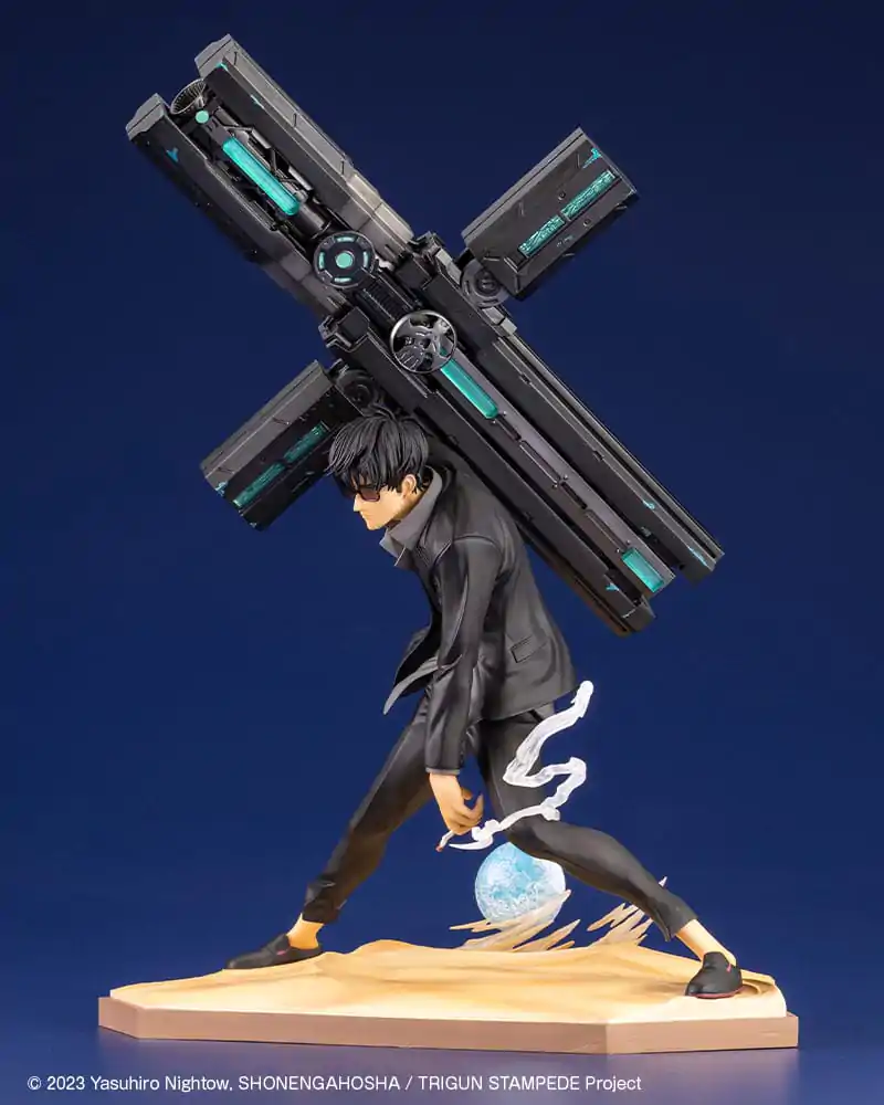 Trigun Stampede ARTFXJ 1/8 Nicholas D. Wolfwood Trigun Stampede Ver. szobor figura 28 cm termékfotó