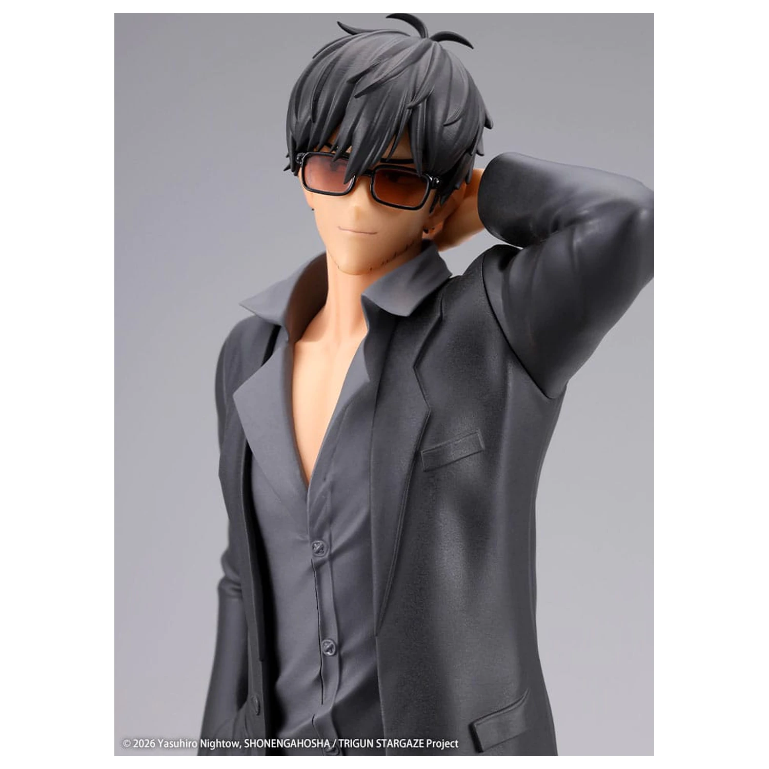 Trigun Stampede Oshi Works szobor figura 1/8 Nicholas D. Wolfwood 22 cm  termékfotó