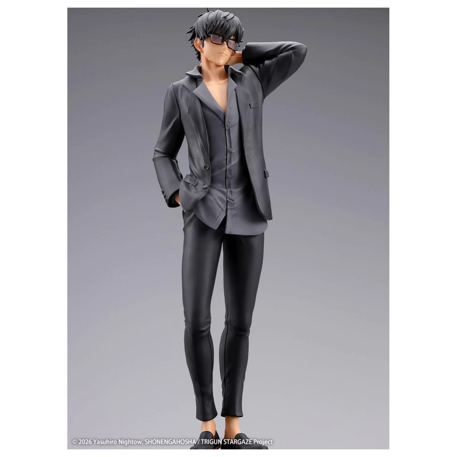 Trigun Stampede Oshi Works szobor figura 1/8 Nicholas D. Wolfwood 22 cm  termékfotó