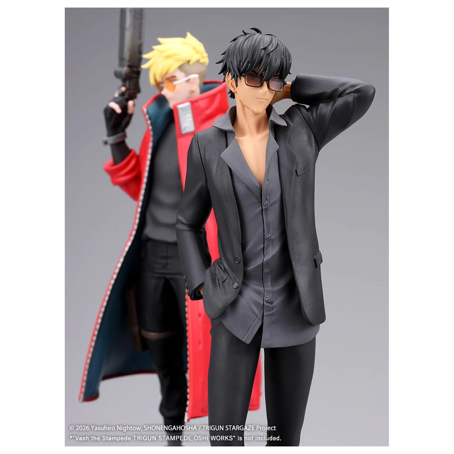 Trigun Stampede Oshi Works szobor figura 1/8 Nicholas D. Wolfwood 22 cm  termékfotó