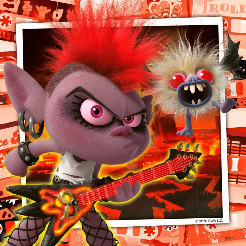 Trolls 2 puzzle 3x49db-os termékfotó