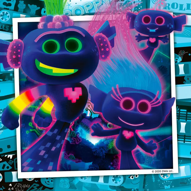 Trolls 2 puzzle 3x49db-os termékfotó
