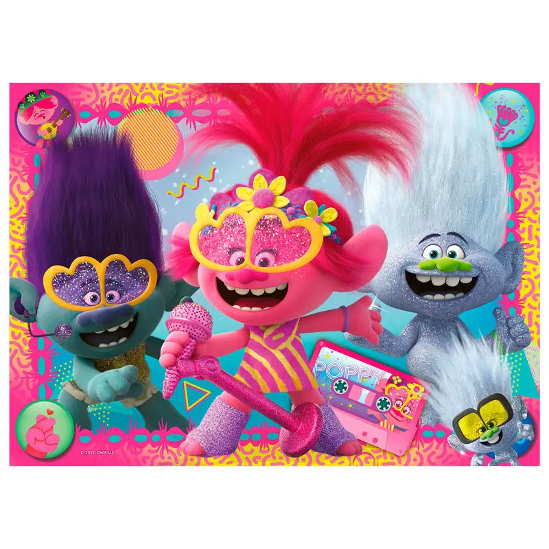 Trolls 2 puzzle 4x100db-os termékfotó