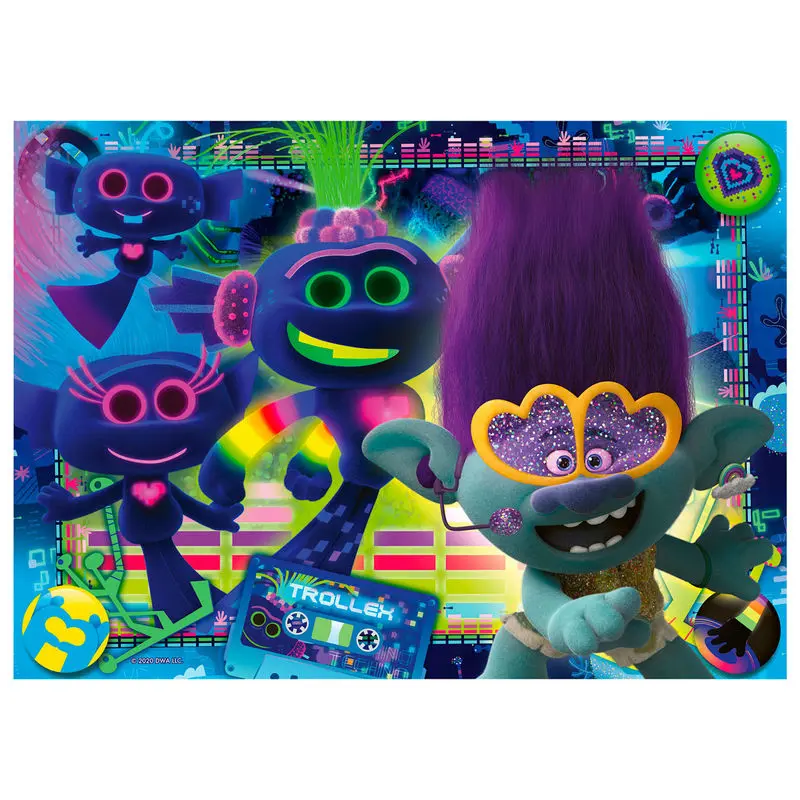 Trolls 2 puzzle 4x100db-os termékfotó