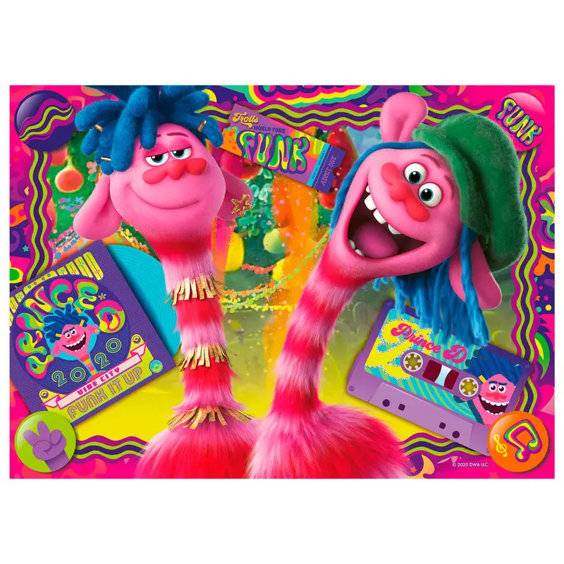 Trolls 2 puzzle 4x100db-os termékfotó