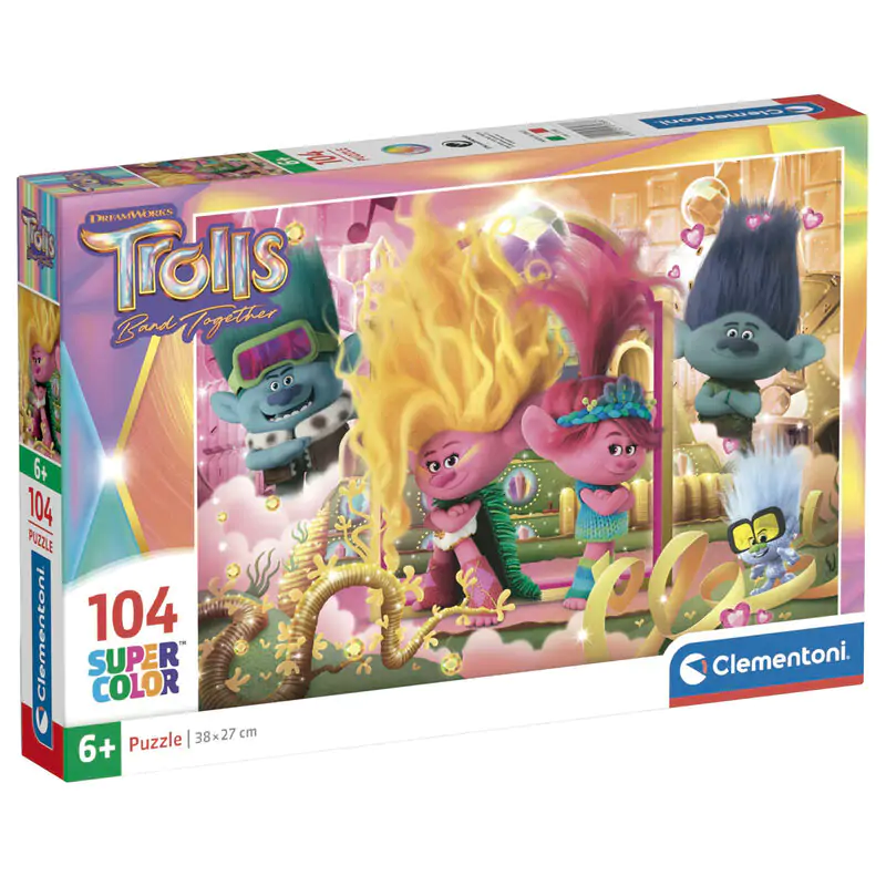 Trolls 3 puzzle 104db-os termékfotó