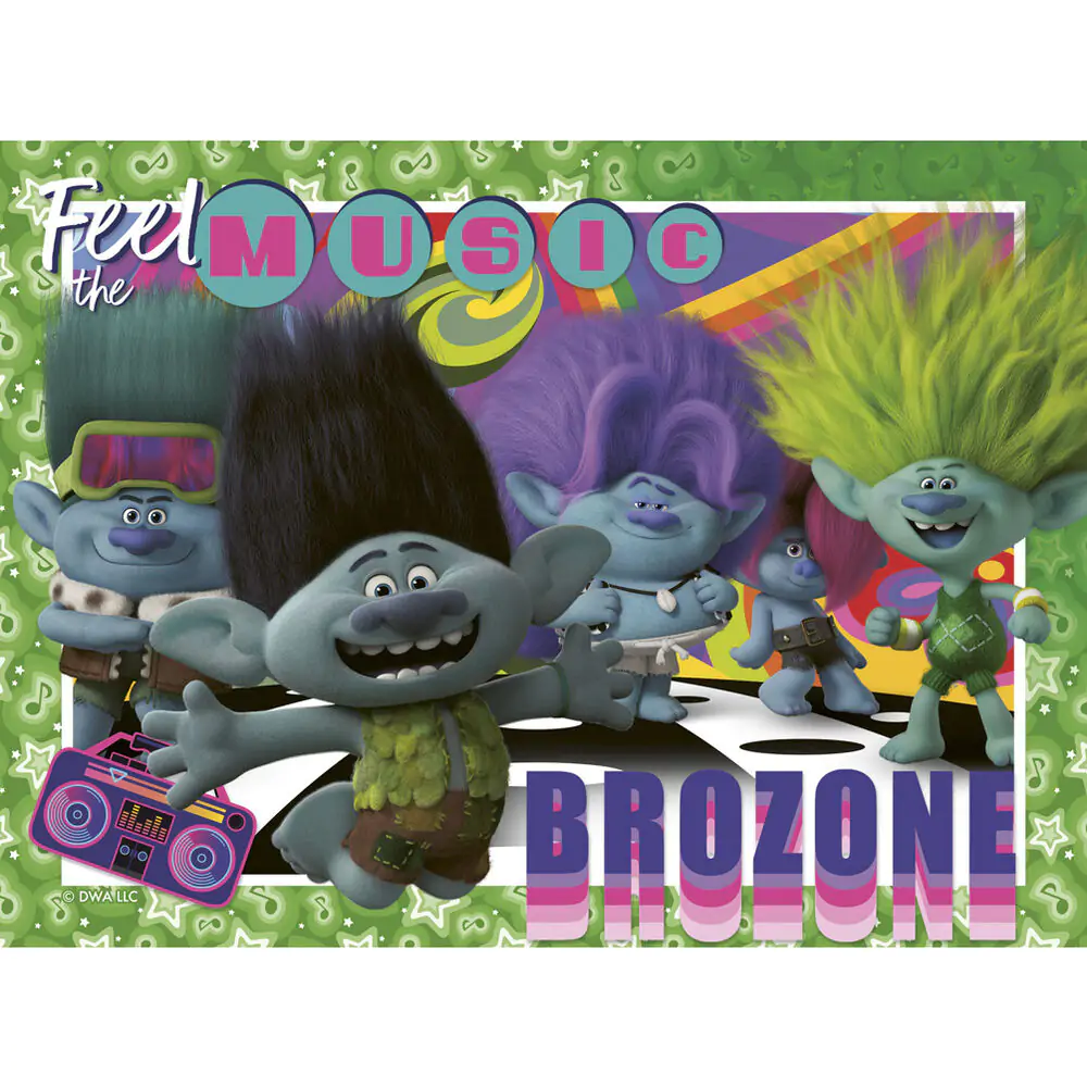 Trolls 3 puzzle 12-16-20-24 db-os termékfotó