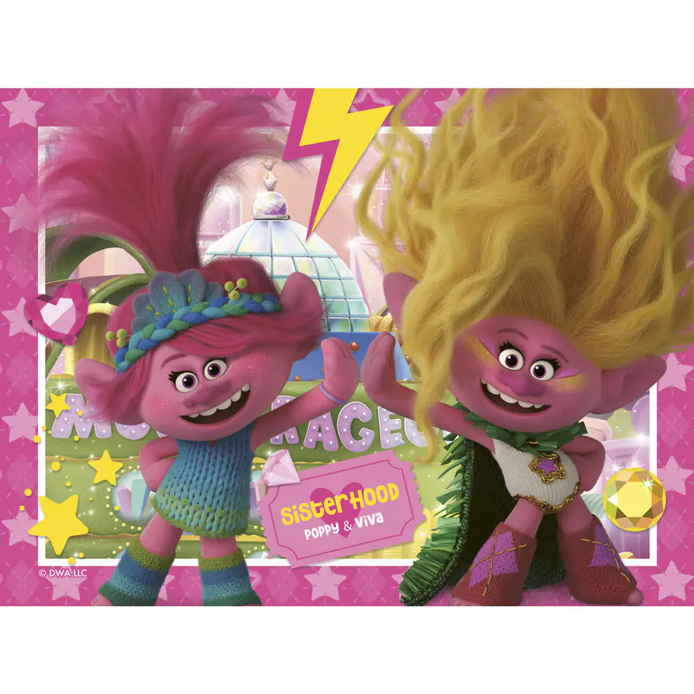 Trolls 3 puzzle 12-16-20-24 db-os termékfotó