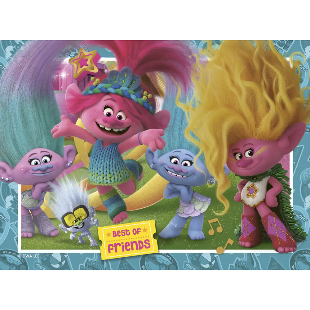 Trolls 3 puzzle 12-16-20-24 db-os termékfotó
