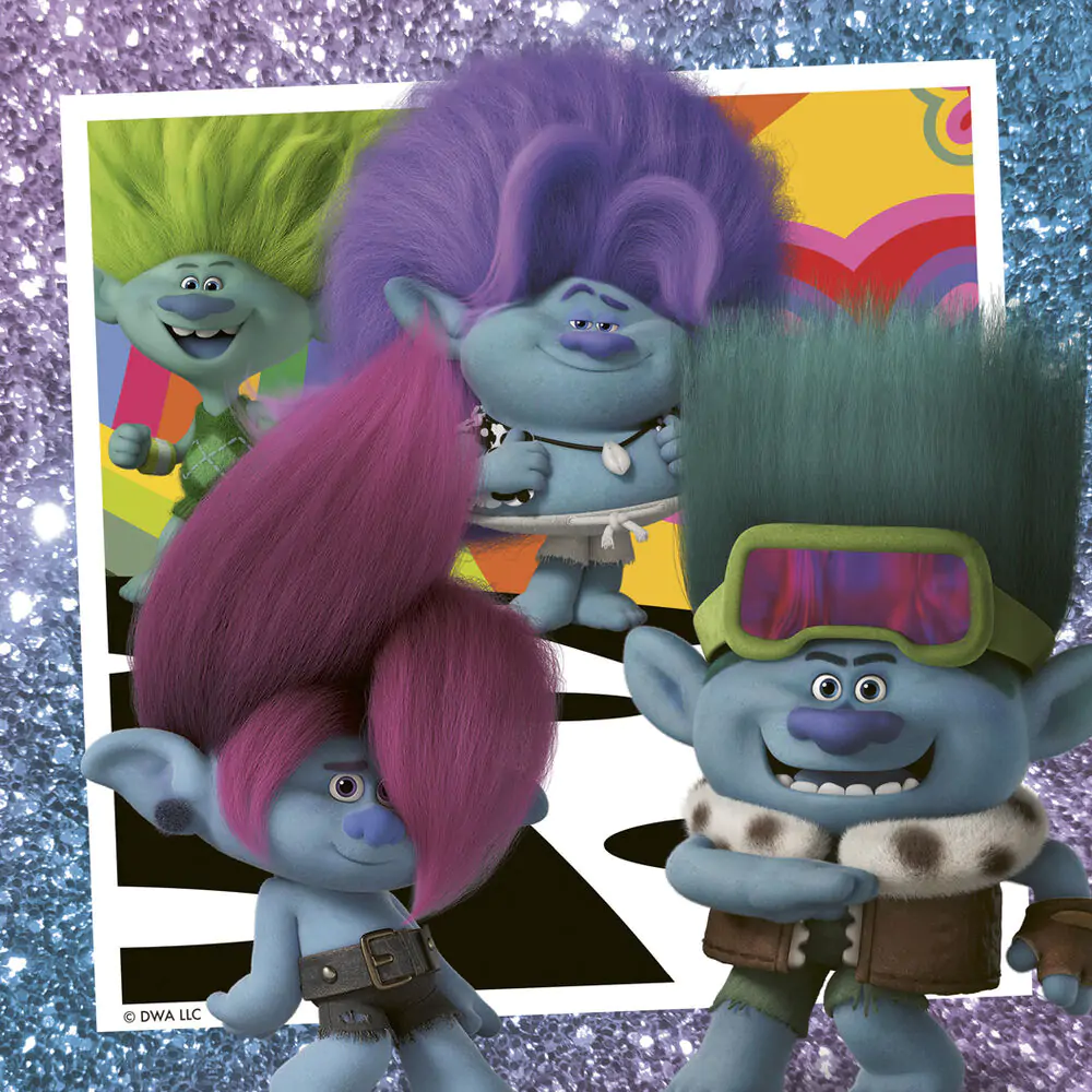 Trolls 3 puzzle 3x49db-os termékfotó