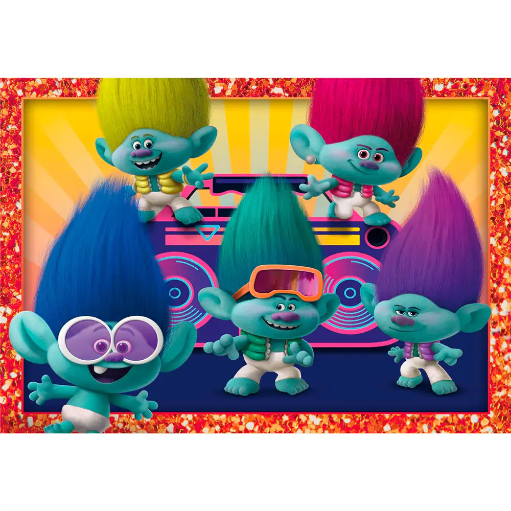 Trolls 3 puzzle 4 12-16-20-24 db-os termékfotó