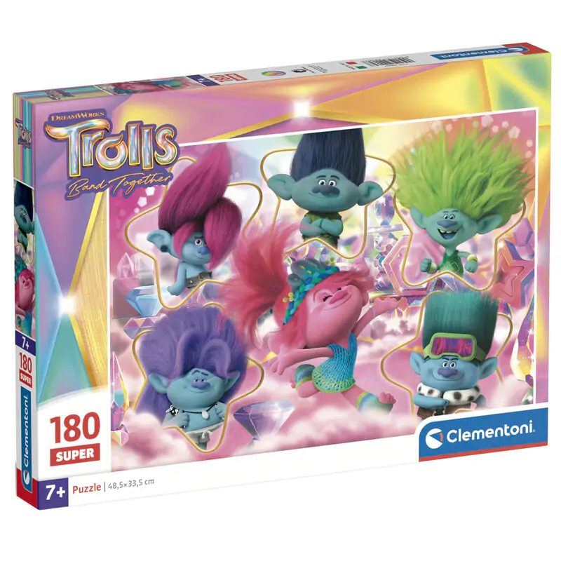 Trolls 3 super puzzle 180db-os termékfotó