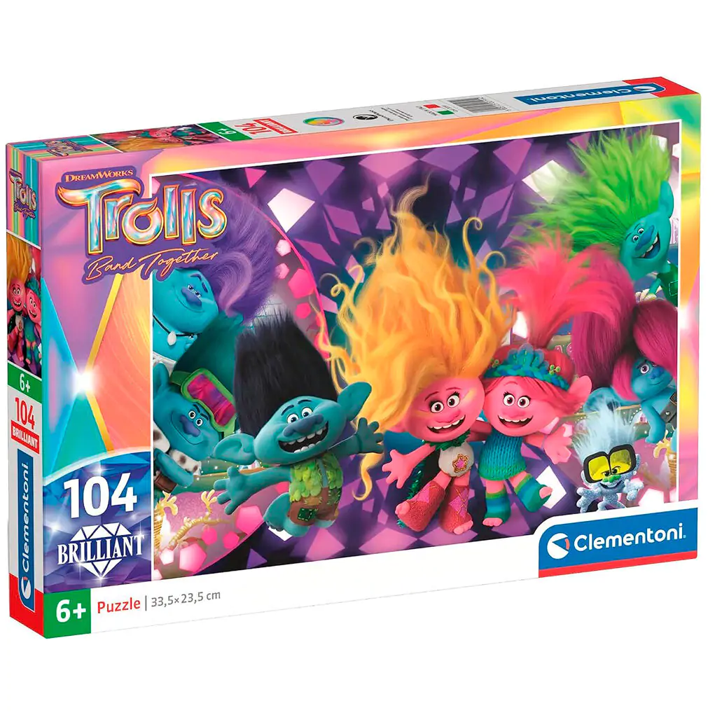 Trolls puzzle 104db-os termékfotó