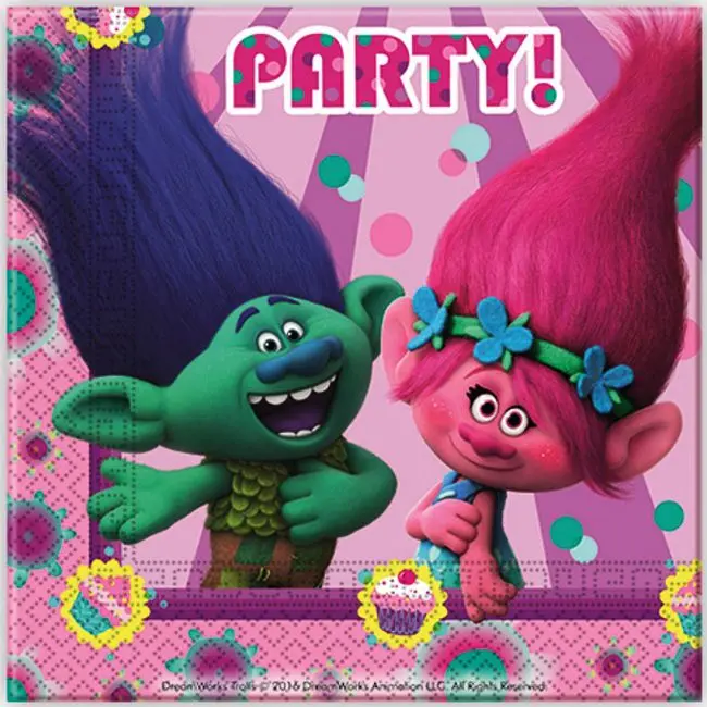 Trolls, Trollok szalvéta 20 db-os termékfotó