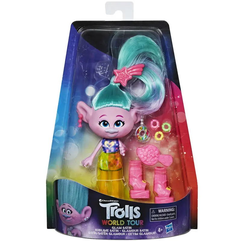 Trolls Világ körüli turné Glam Satin baba termékfotó